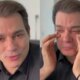 Celso Portiolli chora ao contar que nao conseguiu se despedir