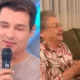 Celso Portiolli presta homenagem a Silvio Santos apos noticia