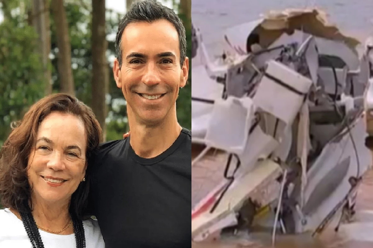 César Tralli conta como recebeu notícia da morte da mãe em acidente de avião: ‘Choque’ 31 Cesar Tralli conta como recebeu noticia da morte da mae