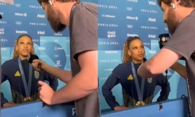 Diogo Defante toma atitude inesperada com Rebeca Andrade e e