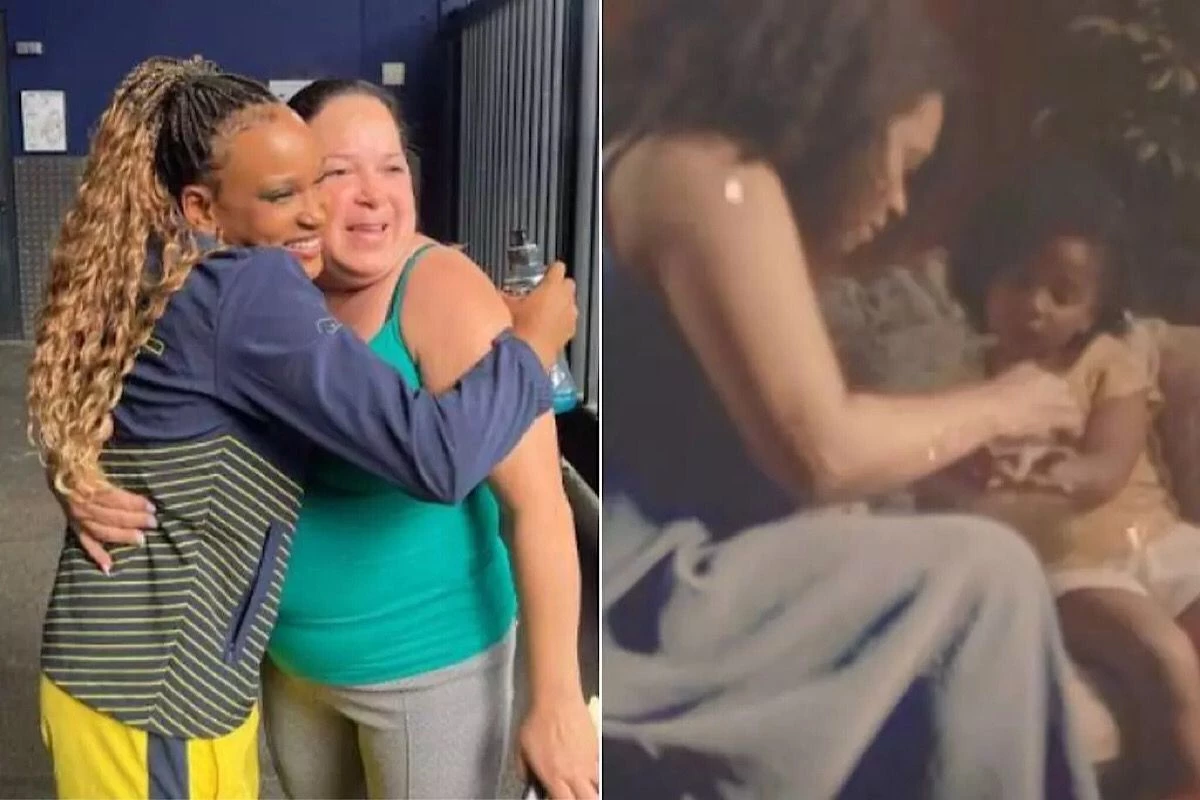 Empresa muda a cor da pele da mãe de Rebeca Andrade em vídeo de campanha publicitária e causa polêmica 33 Empresa muda a cor da pele da mae de Rebeca