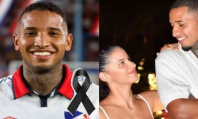 Esposa de jogador que morreu apos passar mal em jogo