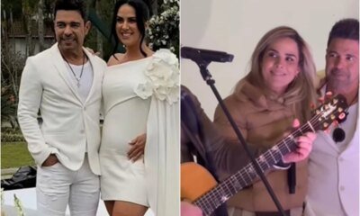 Esta foi a reacao de Wanessa ao descobrir que Zeze