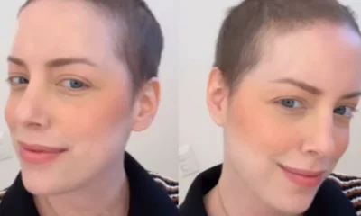 Fabiana Justus surge sorridente ao mostrar crescimento do cabelo