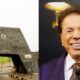 Familia de Silvio Santos colocou recado na frente do cemiterio