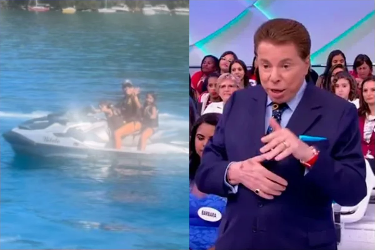 Filha de Silvio Santo estaria curtindo festa e andando de jet ski, enquanto o pai está internado, diz site 35 Filha de Silvio Santo estaria curtindo festa e andando de