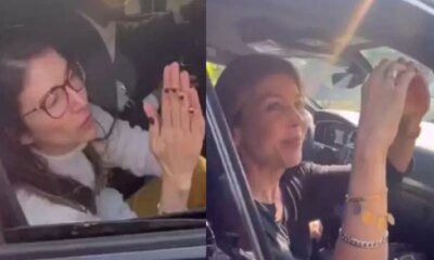Filhas de Silvio Santos falam com a imprensa apos fim
