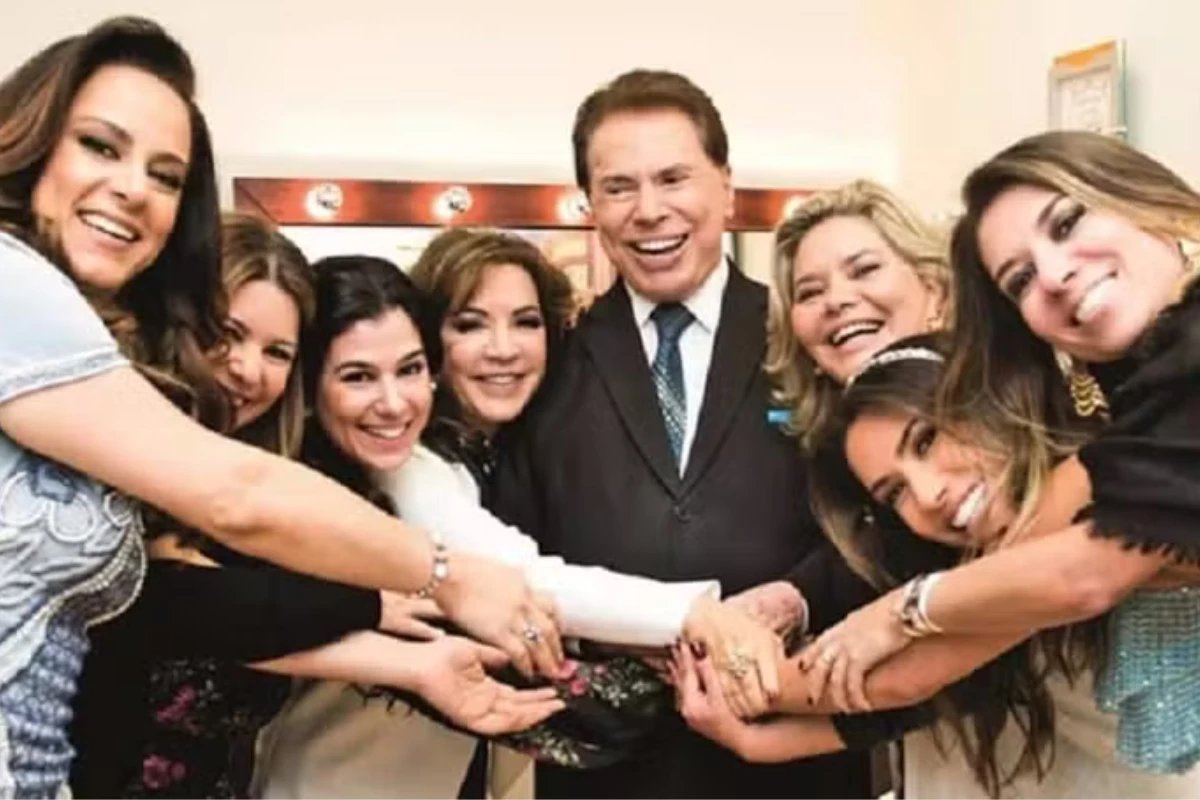 Filhas de Silvio Santos mostram simpatia ao publico e imprensa