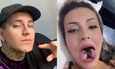 Filho de Andressa Urach perde a paciencia e sai