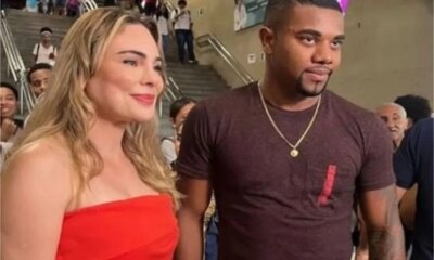 Fora da Globo ex BBB Davi grava com Rachel Sheherazade em