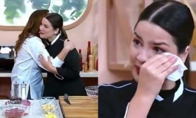 Funcionaria do SBT cai no choro ao vivo e e