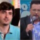 Geraldo Luis interrompe filho do Gugu e da bronca ao