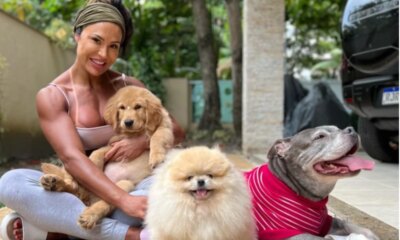 Gracyanne conta como ficaram os cachorros que tinha com belo