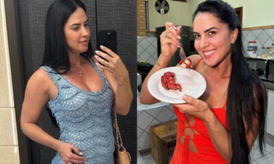 Gravida Graciele Lacerda perde peso e conta motivo ‘estou comendo