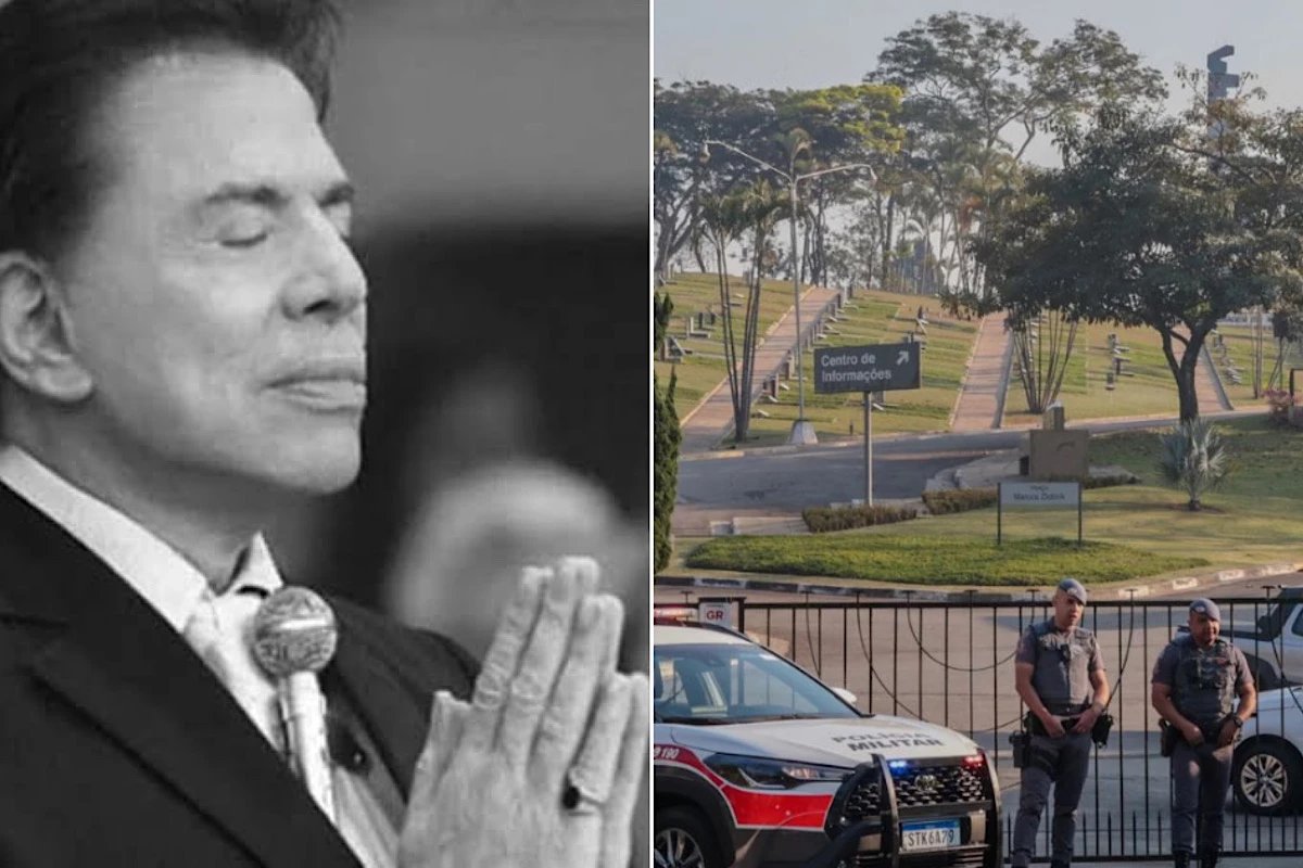 Imagens do cemiterio onde Silvio Santos foi sepultado sao divulgadas
