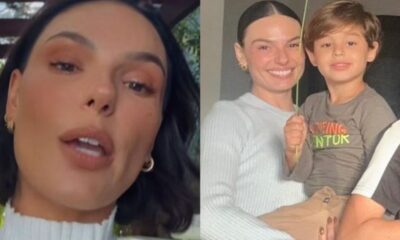 Isis Valverde revela dificuldades do filho em meio convivencia com
