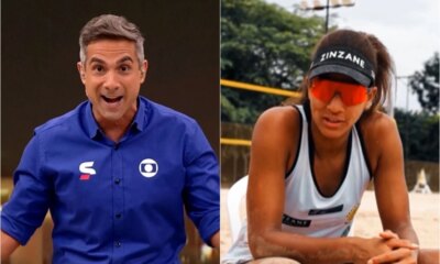 Narrador da Globo Gustavo Villani chama jogadora de volei de