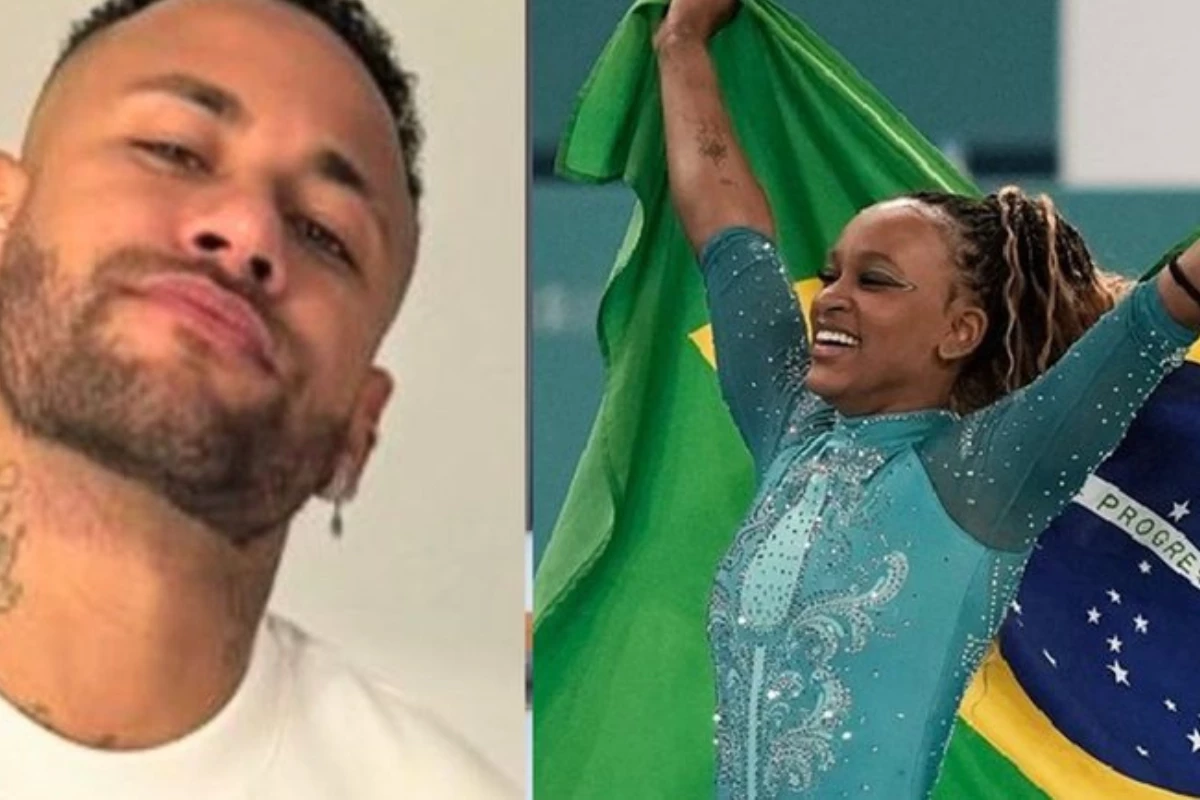 Neymar parabeniza Rebeca Andrade por conquistas históricas nas Olimpíadas de 2024: ‘Muito lindo’ 31 Neymar parabeniza Rebeca Andrade por conquistas historicas nas Olimpiadas de