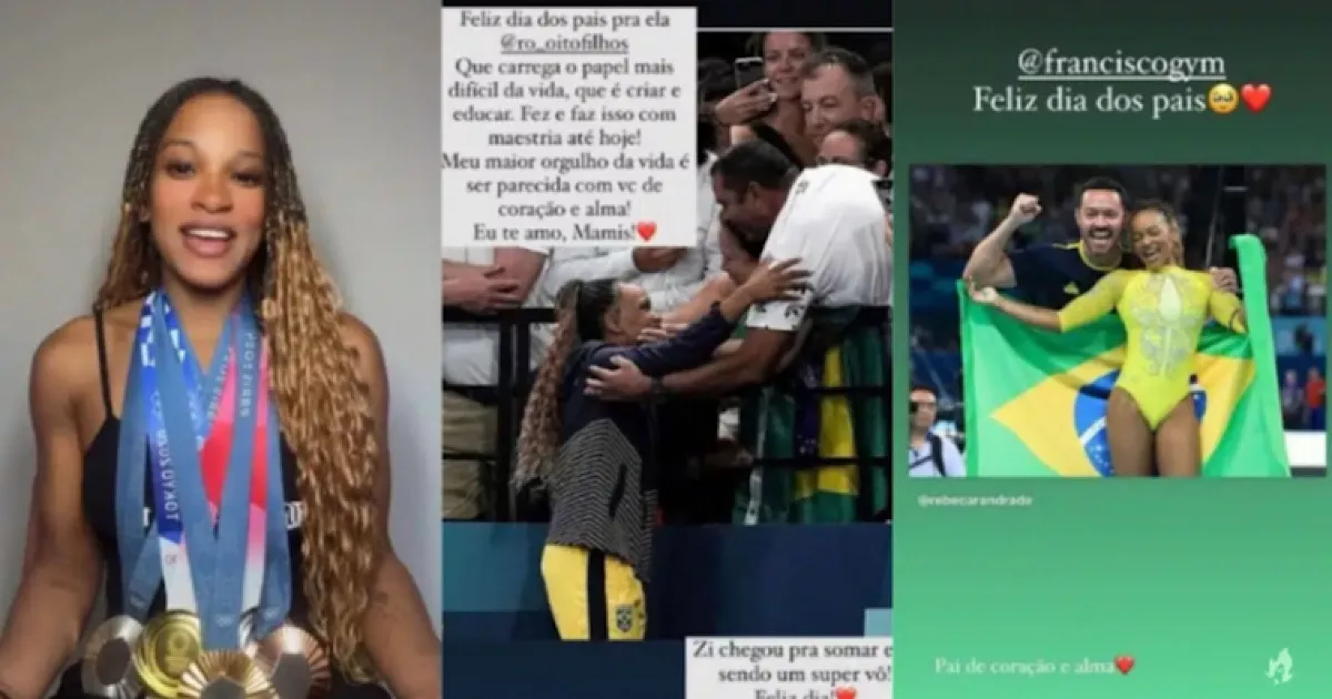 Rebeca Andrade surpreende e faz declaracao para a mae