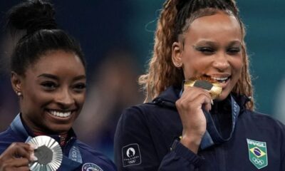 Simone Biles diz o que pensa sobre Rebeca Andrade apos