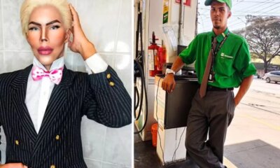 Trabalhando como frentista Ken Humano conta que ja dormiu em