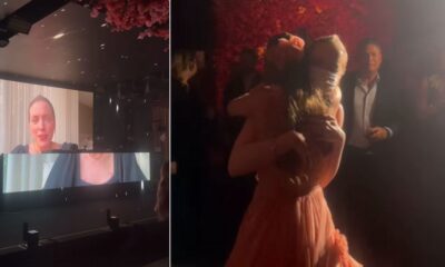 Tratando um cancer Fabiana Justus faz surpresa em aniversario de