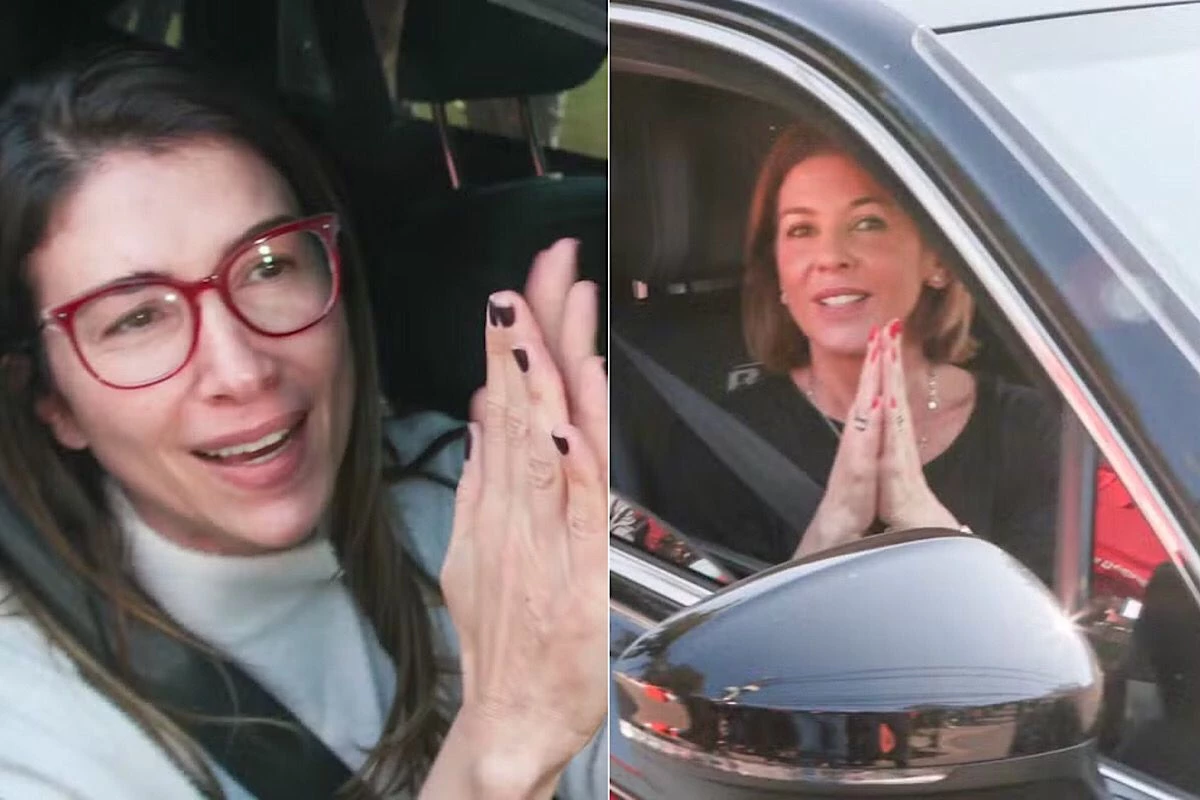 Vídeo: emocionadas, filhas de Silvio Santos se manifestam na saída do enterro do pai 31 Video emocionadas filhas de Silvio Santos se manifestam na saida