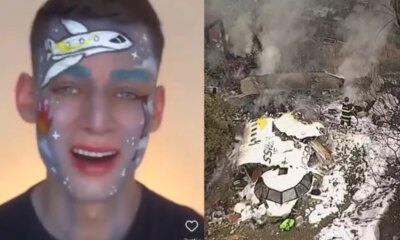 Video influenciador faz ‘homenagem polemica as vitimas de queda de