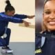 Video mostra a reacao de Simone Biles ao ver Rebeca
