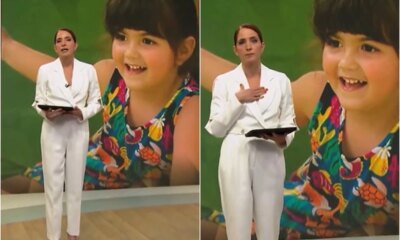 Video – Poliana Abritta nao consegue segurar o choro ao