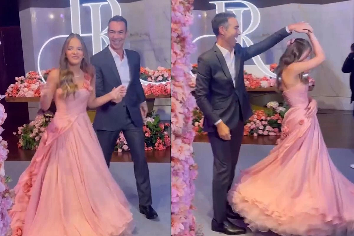 Vídeo – sem príncipe, Rafaella Justus dança com Cesar Tralli em sua festa de 15 anos 31 Video – sem principe Rafaella Justus danca com Cesar Tralli