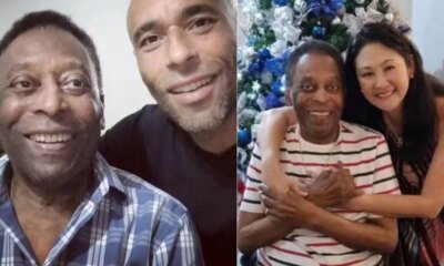 Viuva de Pele deixa mansao que herdou do marido filho