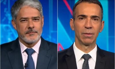 William Bonner deixa o Jornal Nacional e Cesar Tralli assume