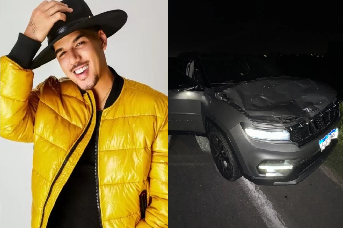 Zé Vaqueiro sofre acidente de carro a caminho de show; veículo colidiu com animais na pista 31 Ze Vaqueiro sofre acidente de carro a caminho de show