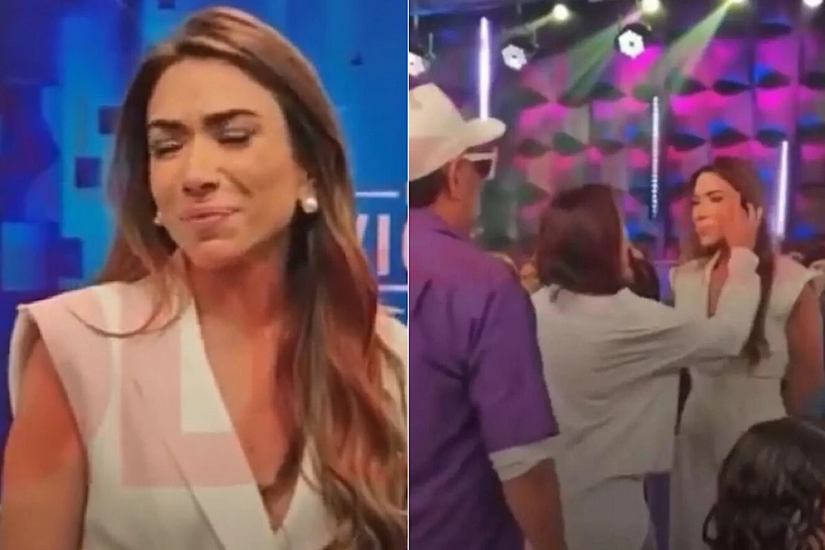 ‘Não esperem muito de mim hoje’: Patrícia Abravanel vai às lagrimas e é amparada em seu retorno ao SBT 31 ‘Nao esperem muito de mim hoje Patricia Abravanel vai as