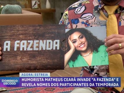 O portal LeoDias antecipou, e a Record confirmou! Camila Moura está em A Fazenda 16 31 O portal LeoDias antecipou, e a Record confirmou! Camila Moura está em A Fazenda 16