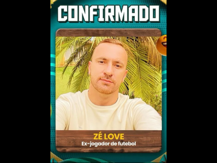 Zé Love foi confirmado em A Fazenda 16 (Reprodução)