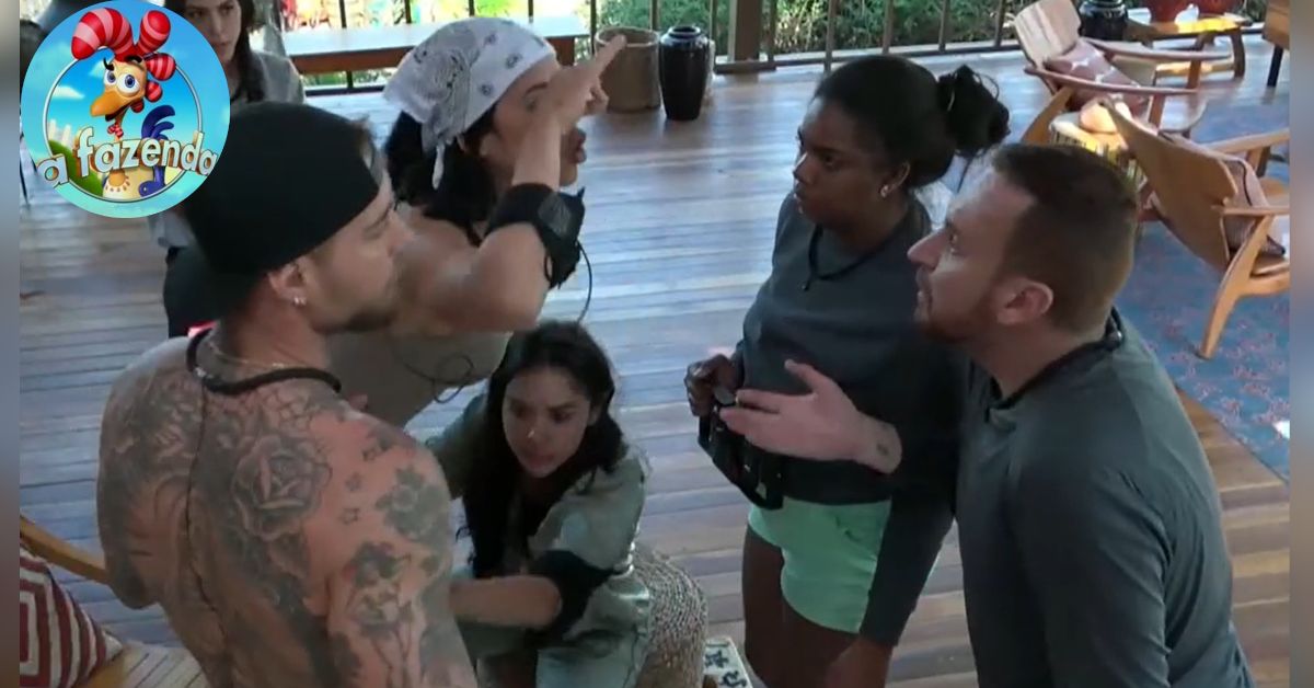 A Fazenda 16: Expulsão? Briga entre Larissa, Zé Love foge do controle, câmeras são cortadas e produção toma atitude drástica 31 A Fazenda 16 Expulsao Briga entre Larissa Ze Love foge