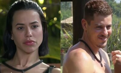 A Fazenda Larissa e Sacha dao primeiro beijao da temporada