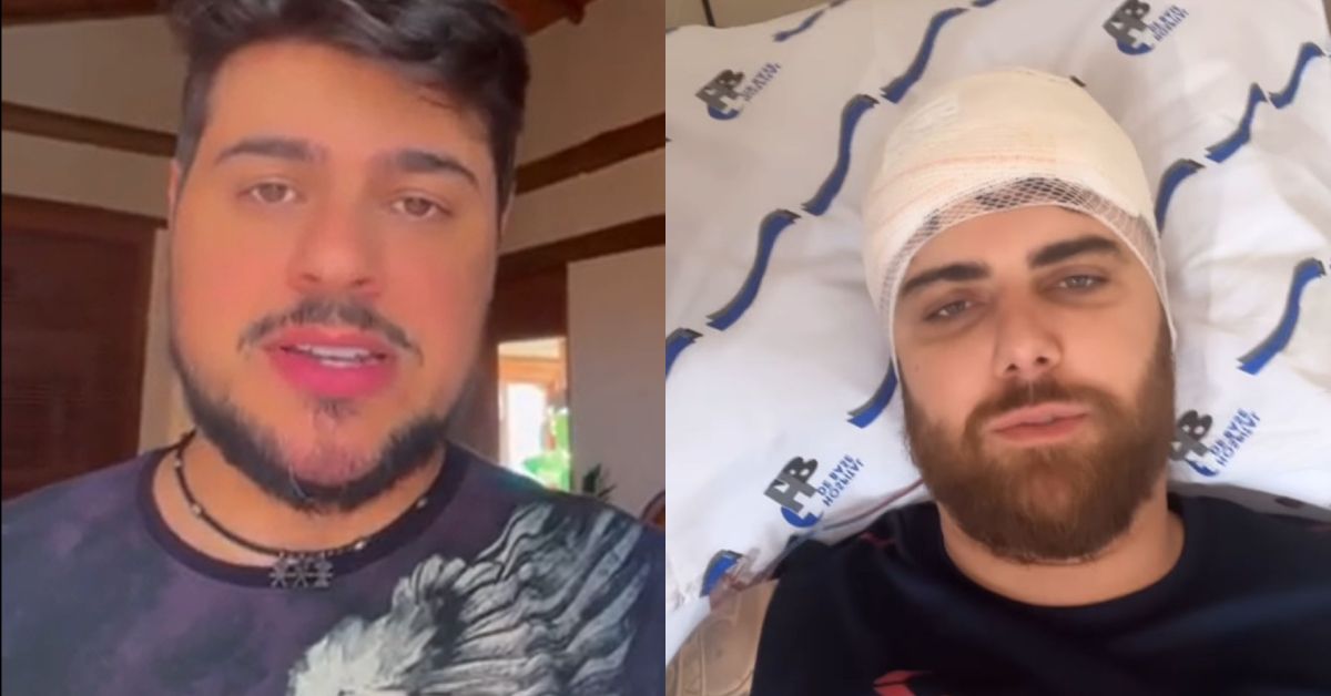 Apos acidente Cristiano esclarece estado de saude de Ze Neto