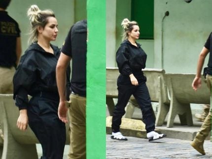 Com boatos de soltura, fãs de Deolane comemoram e disparam fogos 31 Deolane Bezerra chega ao IML em Recife (Créditos: Genival Paparazzi/AgNews)