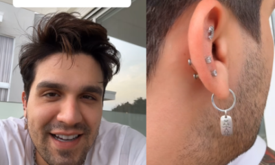 Após revelar que será pai de menina, Luan Santana mostra presente especial de Jade