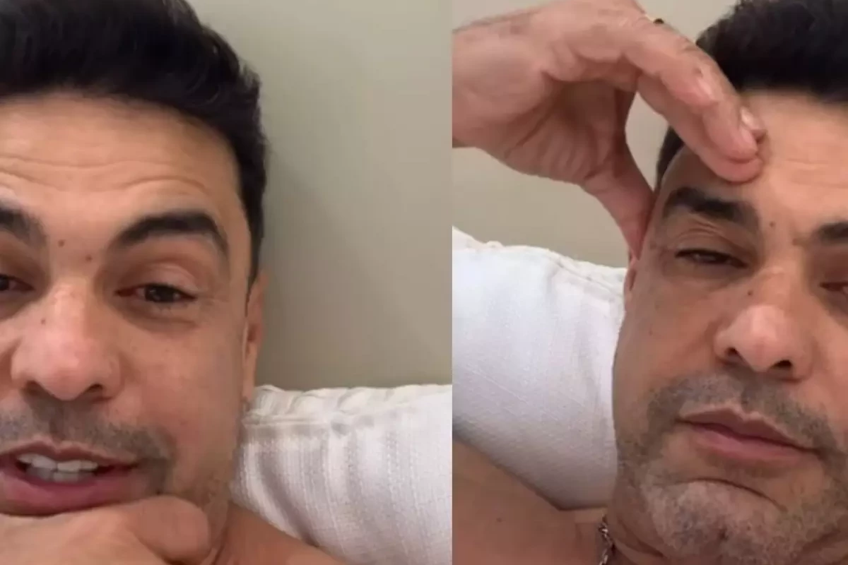 Bêbado, Zezé di Camargo desafina em show, é retirado do palco e pede desculpas: ‘Não sabia o que tava falando’ 31 Bebado Zeze di Camargo desafina em show e retirado do