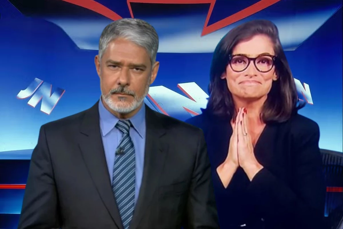 Bonner e Renata se dão mal e recebem triste notícia na Globo 31 Bonner e Renata se dao mal e recebem triste noticia
