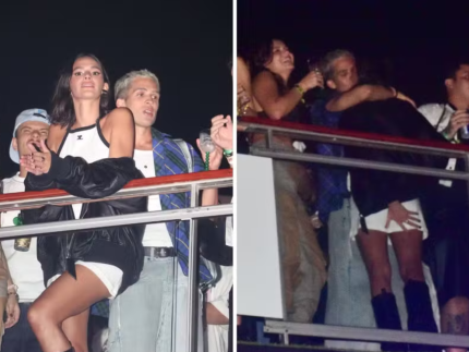 Bruna Marquezine e João Guilherme trocam beijos durante show de Travis Scott 31 Bruna Marquezine e João Guilherme trocam beijos durante show de Travis Scott