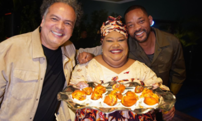 Carmem Virgínia, chef do Altar Cozinha Ancestral, prepara jantar para Will Smith
