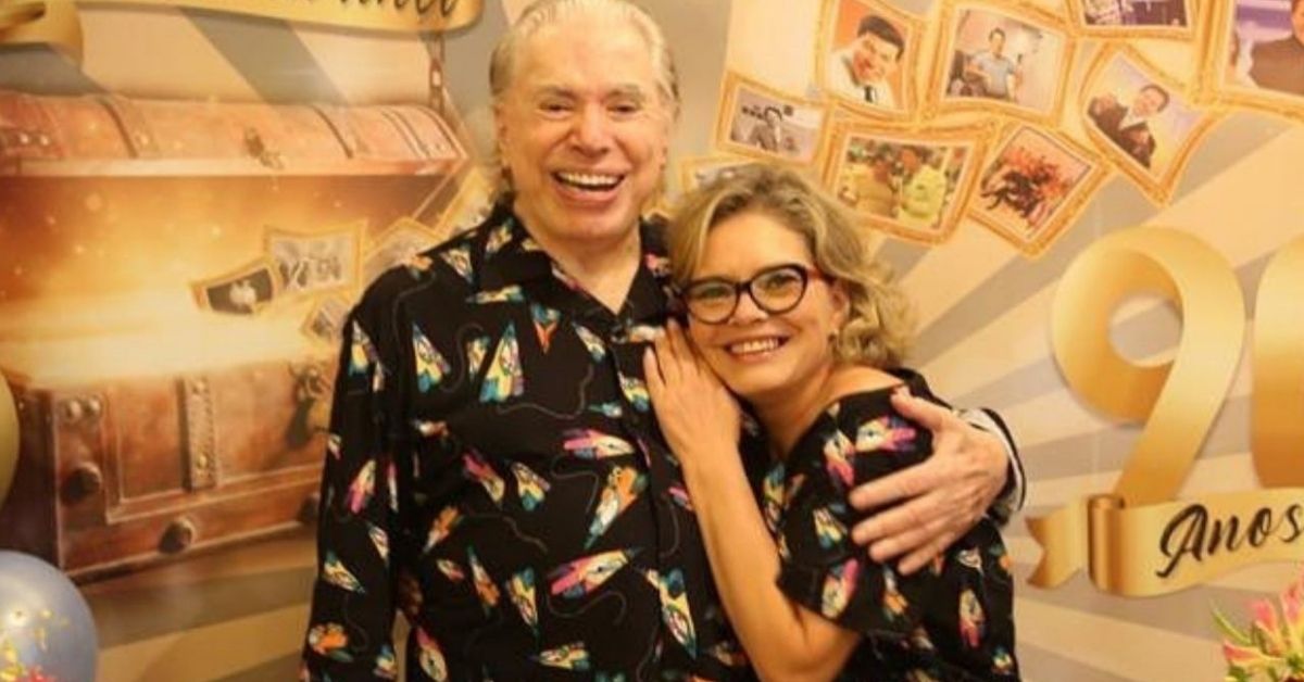 Cintia Abravanel resgata foto inedita ao lado do pai e