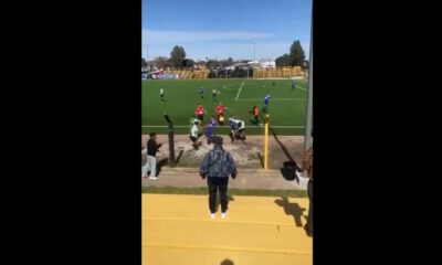 Confusao violenta durante partida deixa jogadores feridos e narrador agredido