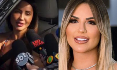 Deolane despista imprensa e chega em casa escondida em carro de motorista