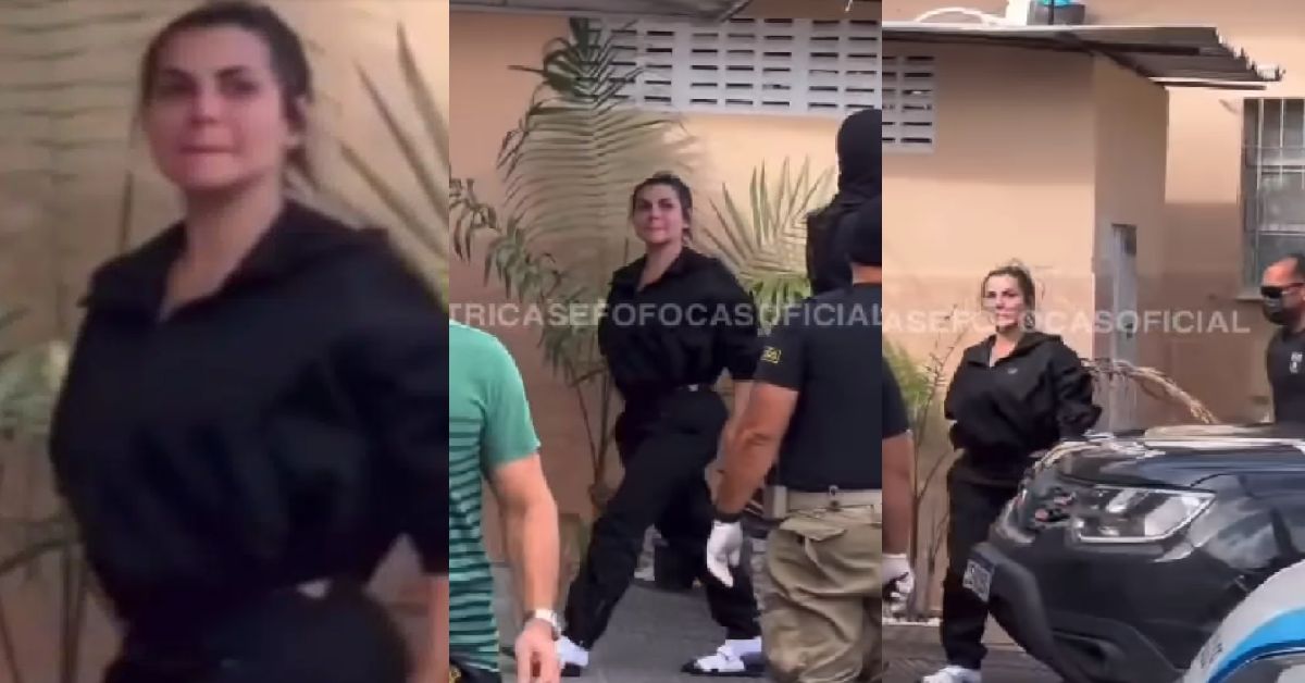 Deolane tem reacao ao ser presa e ver fas gritando